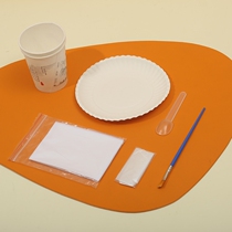 Fluid Bear Special Material Kit Tool Kit Disposable Gloves Paper Cup Paper Plate Brush Tablecloth Spoon Apron DIY