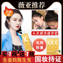 Ginger shampoo anti-hair growth Ginger Juice Control Oil Fluffy to dandruff Dandruff Shampoo-Dew Flagship Store