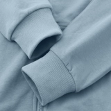 Осенняя синяя толстовка с капюшоном для отдыха с молнией, куртка, широкая цветовая палитра, оверсайз