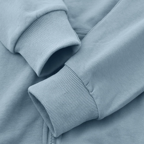 Осенняя синяя толстовка с капюшоном для отдыха с молнией, куртка, широкая цветовая палитра, оверсайз