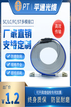 Outdoor fiber optic armored multi-mode rodent-proof and flame-retardant 2-core 4-core pigtail LC SC FC ST indoor single-mode OM3 10G optical cable carrier-grade pressure-resistant and wear-resistant machine room fiber optic jumper