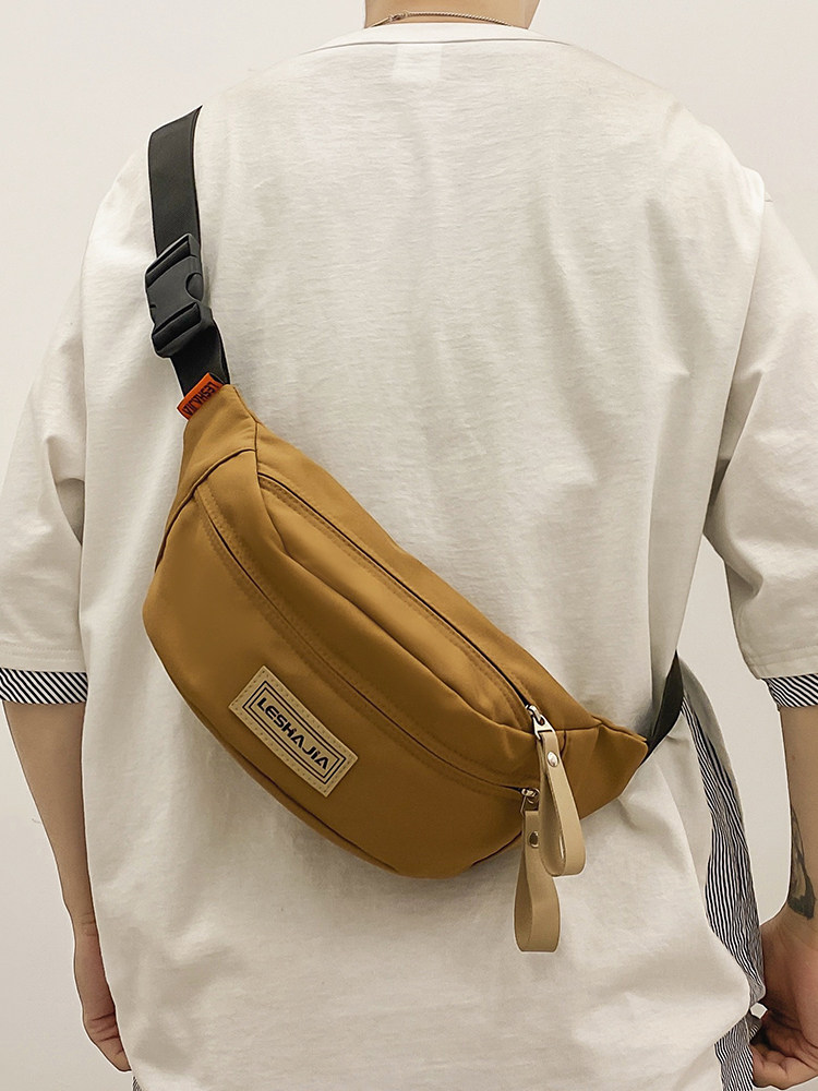 Bzbc Chest Bag Men's Crossbody Bag Men's Mobile Phone Waist Bag Women's Sports Casual Shoulder Bag Summer New Style