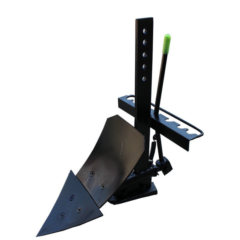 Small cultivator accessories Easy small left and right overturning ditching plough ditching machine Double face plough adjustable arable land machine agricultural