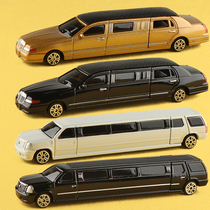 1 64 miniature simulation extended Lincoln Cadillac alloy door car car model childrens toy car