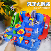 Yuecheng toy car adventure adventure small train track car childrens puzzle 3 intelligence 4 brain use boys and girls