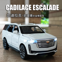 Alloy simulation Escalade car model back to 1:32 zinc aluminum alloy toy car Cadillac boy