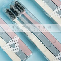 Bristle toothbrush Super hard durable bristle toothbrush Adult three-pack toothbrush Bristle toothbrush family installed manufacturers