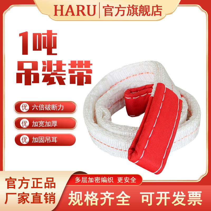 HARU Lifting pendant with white Circle 1t tons 1 2 3 m 4 5 6m 10m flat harness Industrial harness