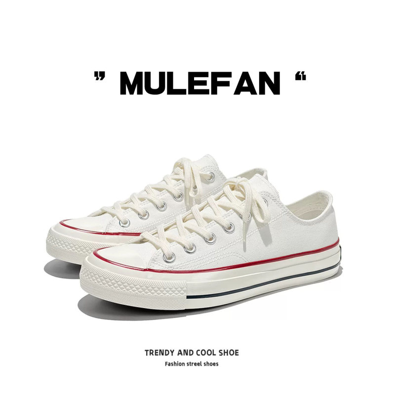 Allstar/White Low-Top 1970S Canvas Shoes for Women, Korean Trendy Breathable Sports Sneakers for Couples, Same Style for Men Allstar/White Low-Top 1970S Canvas Shoes for Women, Korean Trendy Breathable Sports Sneakers for Couples, Same Style for Men