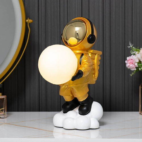 Космическая настольная лампа для кровати, космический ночник для детской комнаты