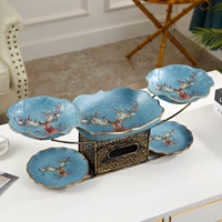 Синий цветочный олень 5 сетка