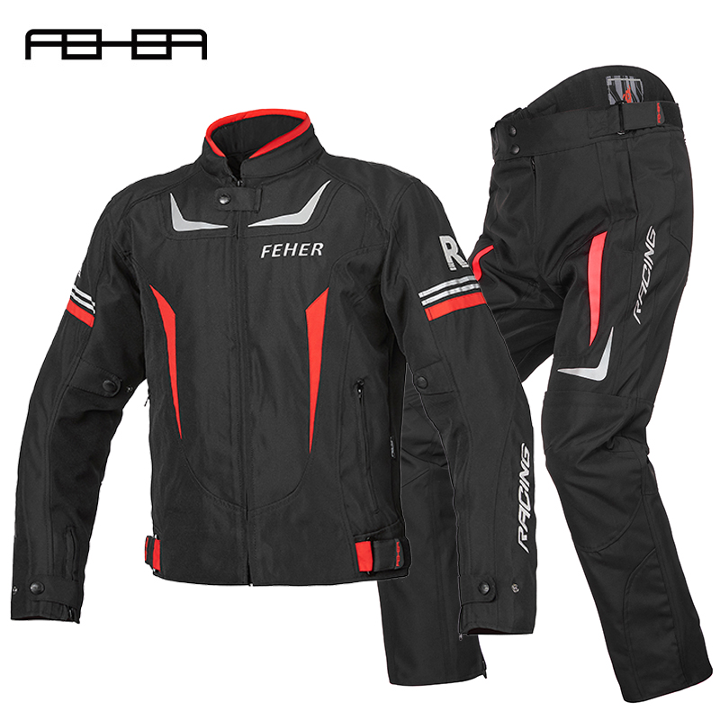 FEHER motorcycle riding suit men's suit four seasons motorcycle waterproof winter windproof warm anti-fall riding equipment
