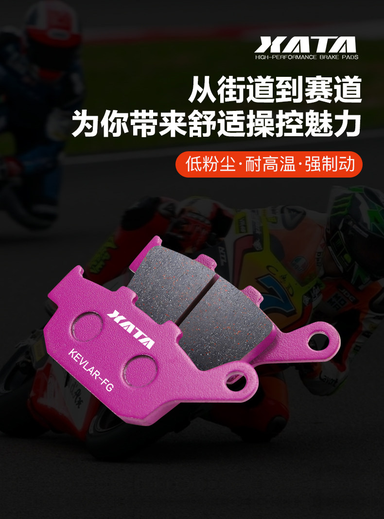 XATA Ceramic Brake Pad Lengshi Pedal Motorcycle 368D 368E 368M 368G 368K Disc Brake Pad