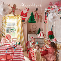 merimeri Christmas decoration stickers arrangement tableware garland Christmas tree photo ribbon gift bag cake
