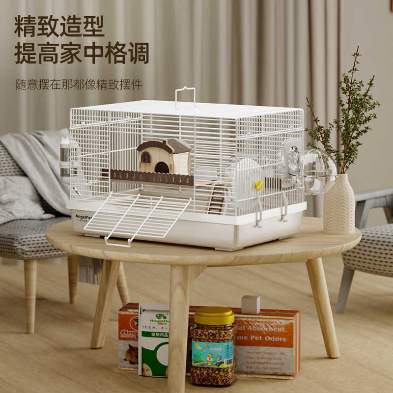 金丝熊笼子豪华别墅版：超大60寸布丁小花枝窝，防啃咬新宠来袭！🐾🏡-笼子-淘宝好物网