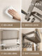 German high-end bathroom storage rack without punching wall-mounted toilet household towel rack space aluminum bathroom storage rack