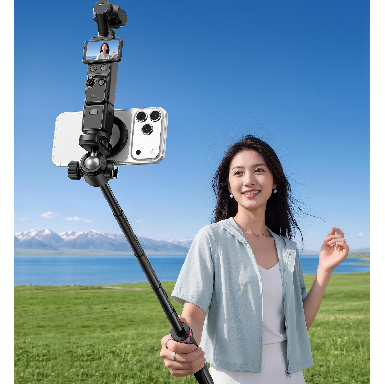Uianzi MT-44M 磁吸1/4 二合一自拍桿手機相機通用一桿兩用觸地開 14 O1CN01IOveyY1DS3u2MfYI3 !!2211699780214
