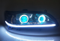  Suitable for Accord sixth generation headlight assembly modification dual lens xenon lamp angel demon eye seventh generation headlight modification