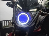 Sundiro Honda Panther 150SDH150-22 lắp ráp đèn pha ống kính kép ống kính xenon đèn thiên thần - Đèn HID xe máy đèn xe wave