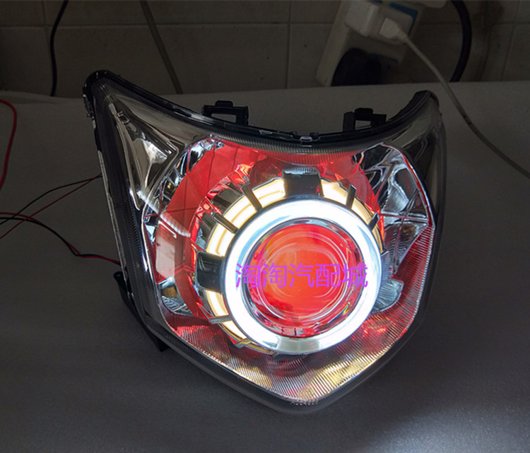 Wuyang Honda WH150-3A 悍 氙 xe máy Xenon đèn pha lắp ráp đèn pha mắt thiên thần - Đèn HID xe máy đèn xe máy