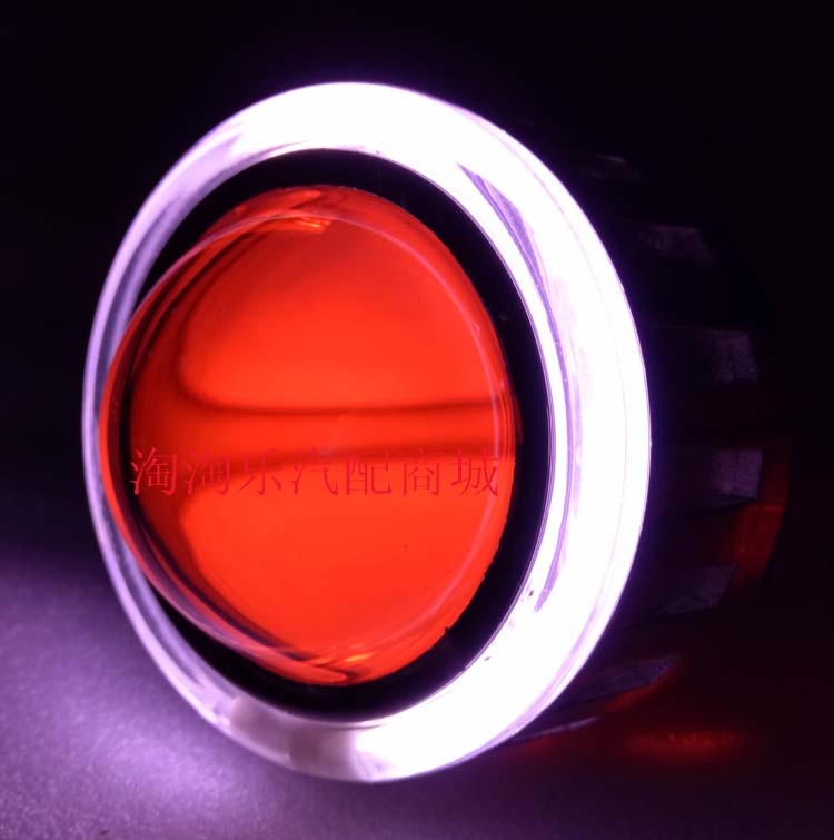 Yamaha R6 08-15 ống kính thiên thần mắt xenon đèn quỷ mắt mắt cá lắp ráp đèn pha đôi - Đèn HID xe máy 	đèn xe máy dream