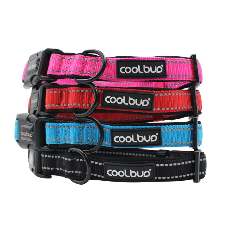 Dog collar adjustable for pet neck ring large and medium-sized dog reflective neck ring without neck insertion