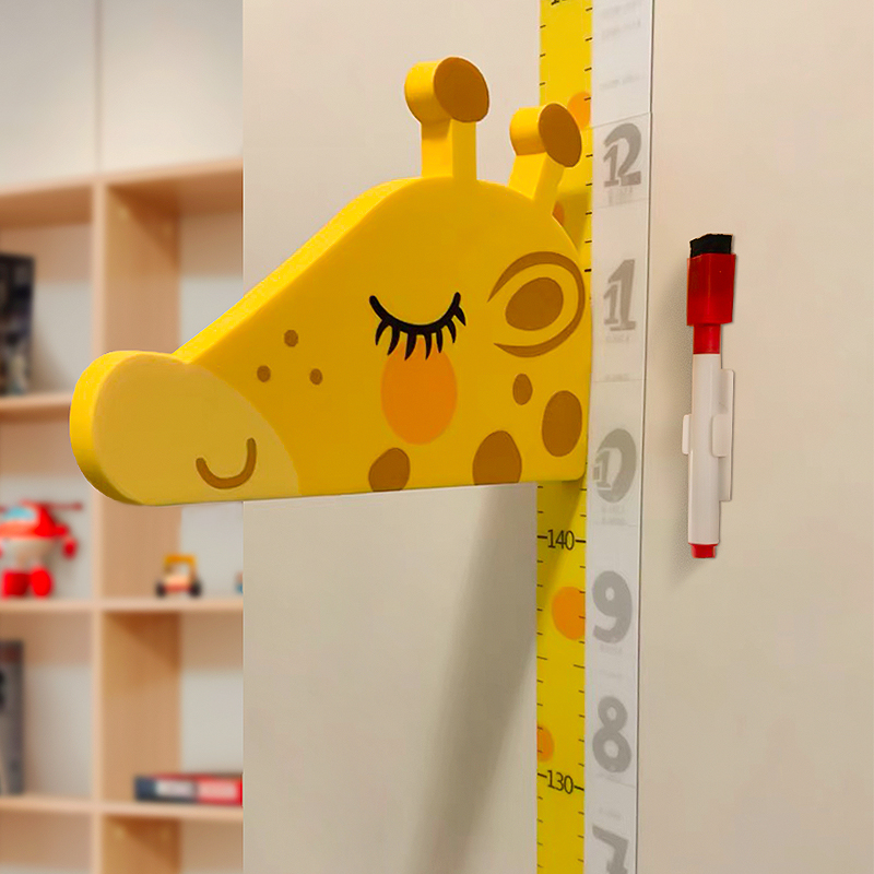 Child Height Wall Patch 3d Stereoscopic Home Baby Room Volume Height Sticker Removable Cartoon Measuring Instrument Ruler