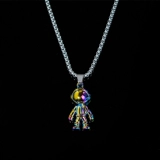 Космическая толстовка, подвеска в стиле хип-хоп, аксессуар для влюбленных