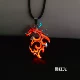 Flame Dragon [Orange Red Light] кожаная веревка