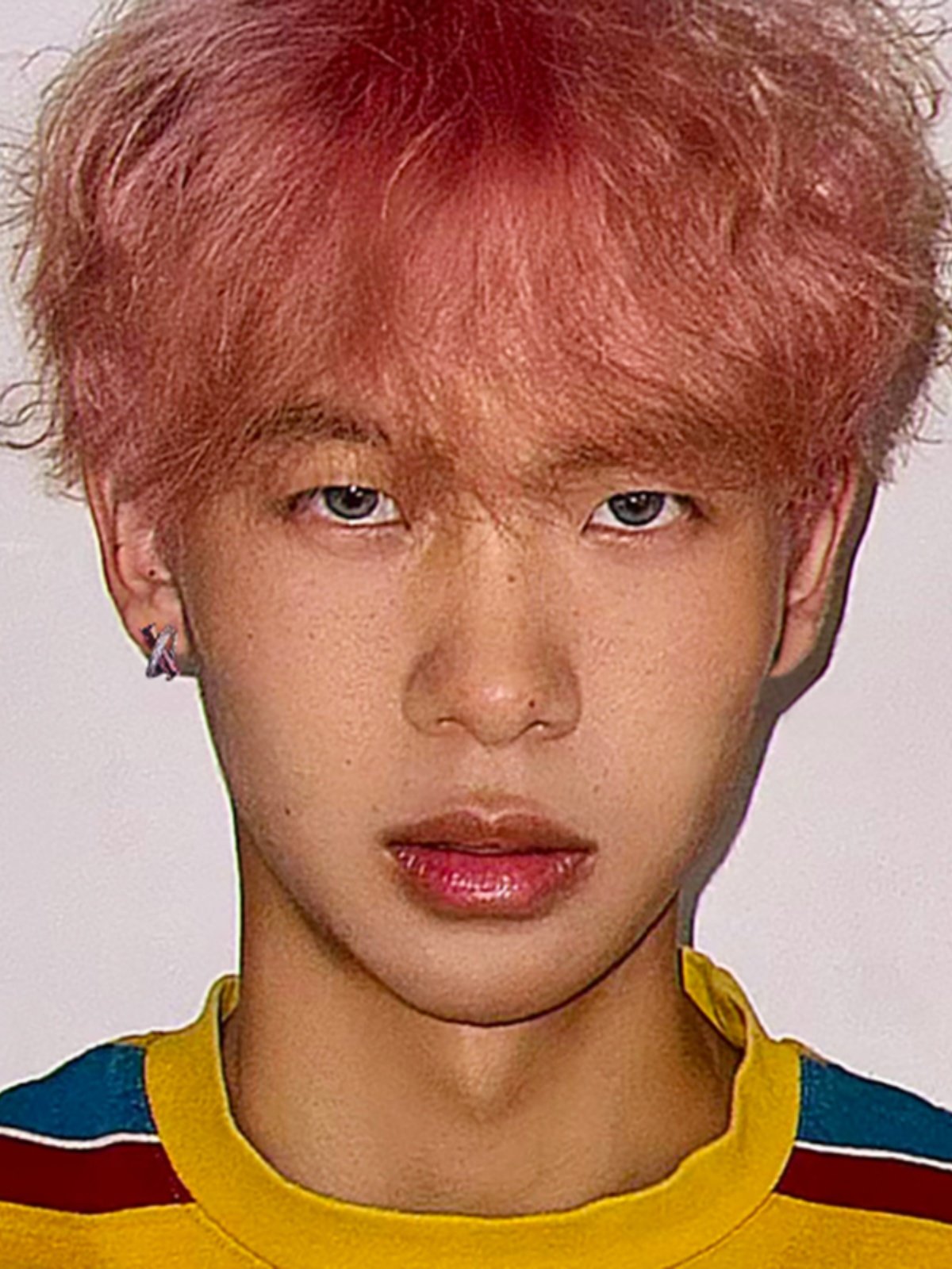 Earrings for Men, Niche Design, High-End Minimalist Style, Men's Stud Earrings, Cool and Unique Personality, Purple Men's Ear Jewelry