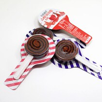 Hawthorn circle doughnut Xiaozi time small packaging Net red snacks blueberry original bulk Hawthorn Roll lollipop