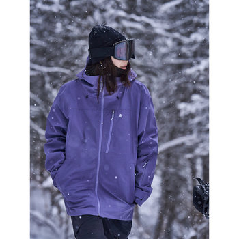Awka Ski Jacket for Women and Men, 3L Professional Waterproof Snowboard Loose Top Jacket, 2025 New Model, Professional High-End Winter