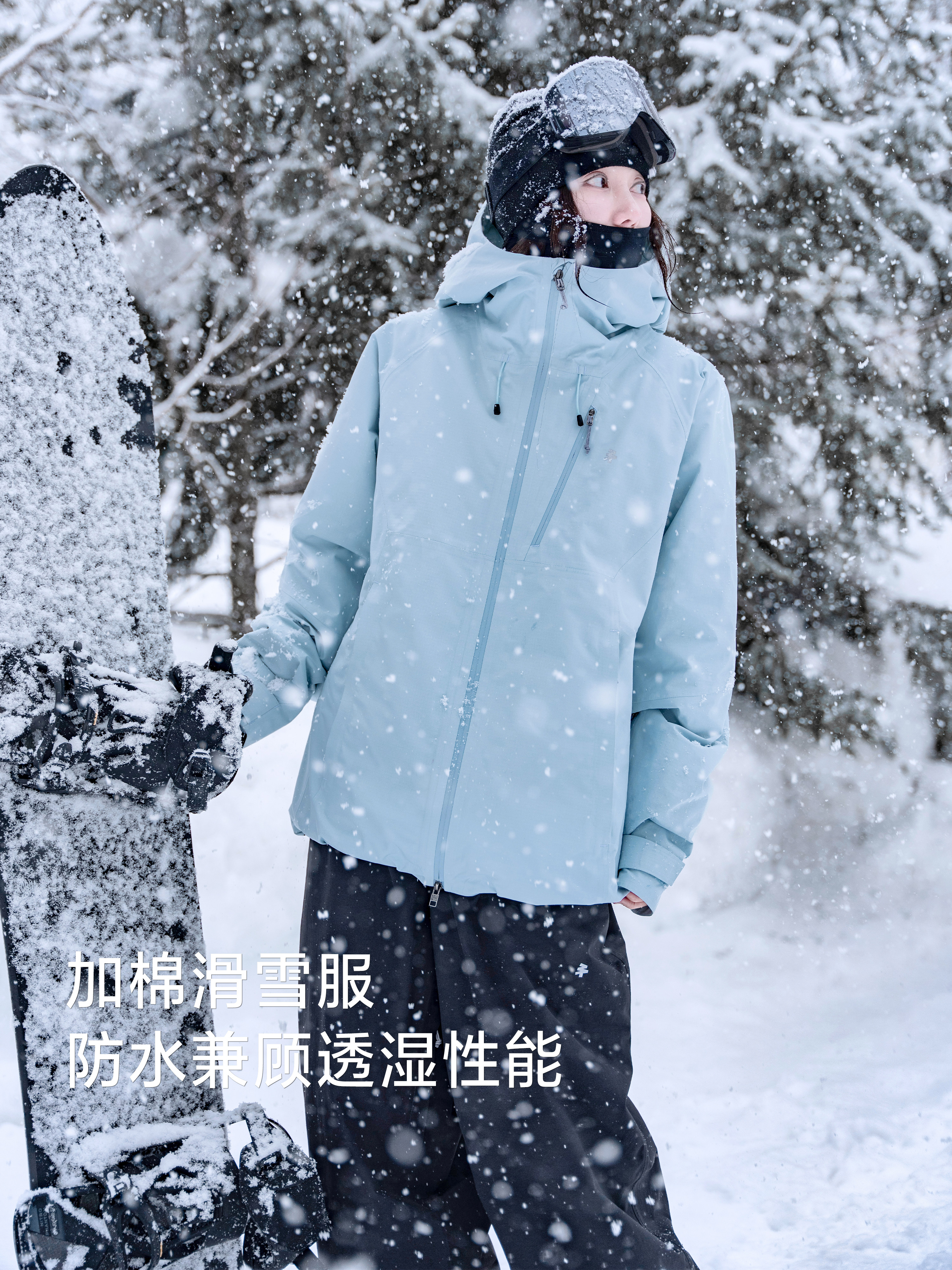 Awka Padded Ski Jacket for Women and Men 2025 New Snowboard Jacket Coat Professional Waterproof and Cold-Proof Clothing