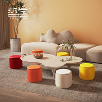 Folding stool folding stool outdoor household living room stackable space-saving low stool shoe stool portable small stool