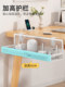 Under-Desk Cable Management Rack, No-Drill Computer Desk Cable Management Tray, Power Strip Organizer, Storage Box, Socket Power Strip Cable Organizer