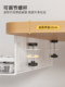 Under-Desk Cable Management Rack, No-Drill Computer Desk Cable Management Tray, Power Strip Organizer, Storage Box, Socket Power Strip Cable Organizer
