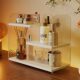 Acrylic Desktop Storage Rack Multi-Layer Table Organizer for Girls' Home Bedroom Dressing Table Cosmetics and Skincare Product Storage Rack