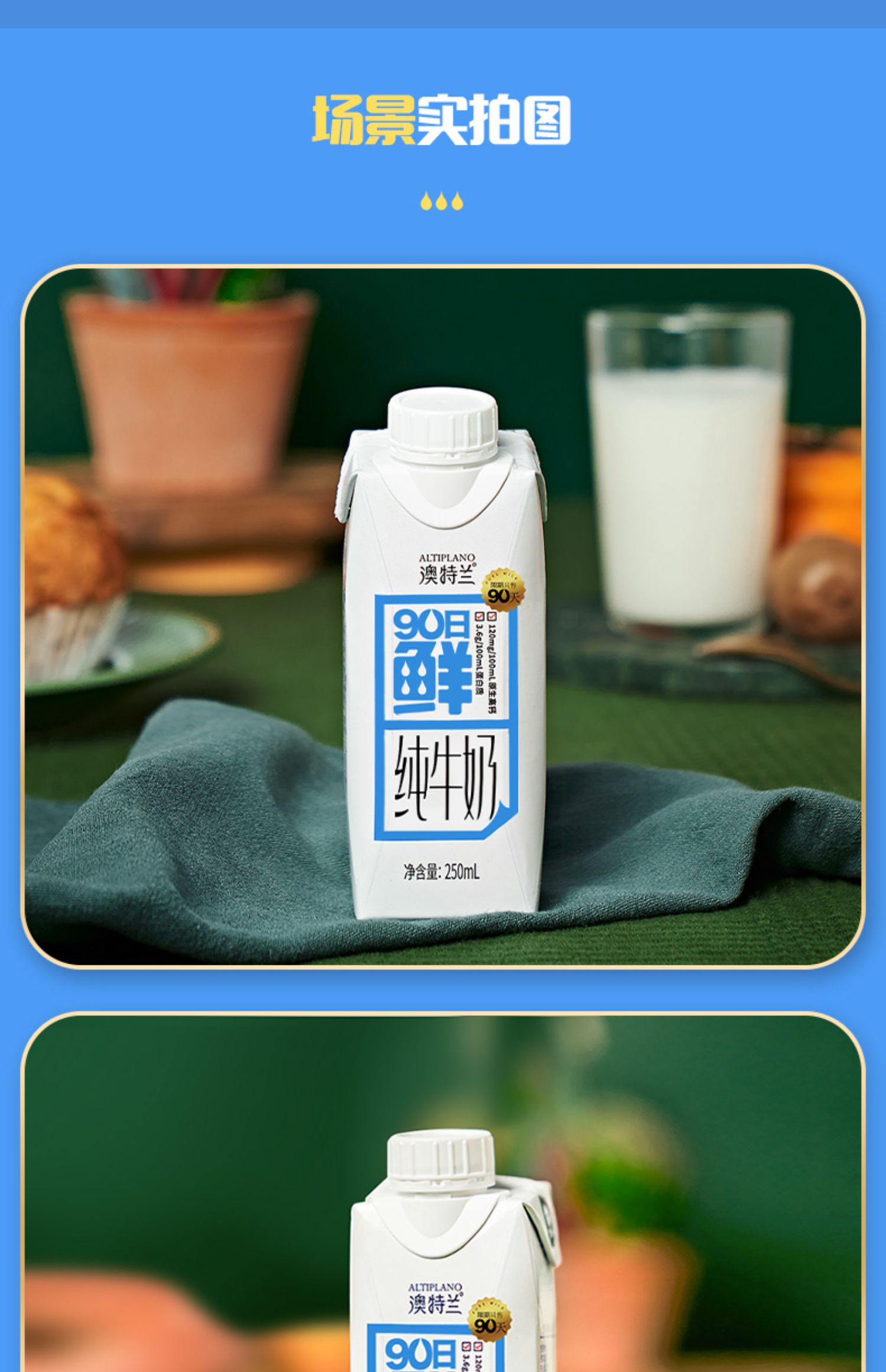 【新希望】90日鲜纯牛奶250ml*10