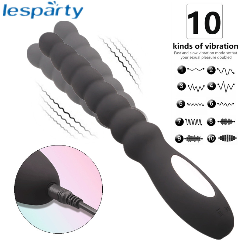 10 Speed Anal Vibrator Unisex Sex Toys Dual Motor Butt Plug