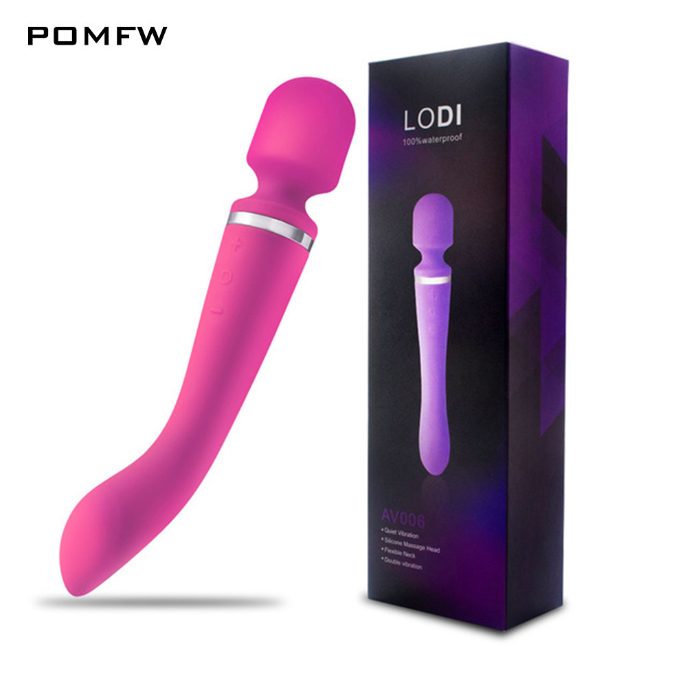 20 Speeds Powerful Dildos AV Vibrator Magic Wand Sex Toys fo