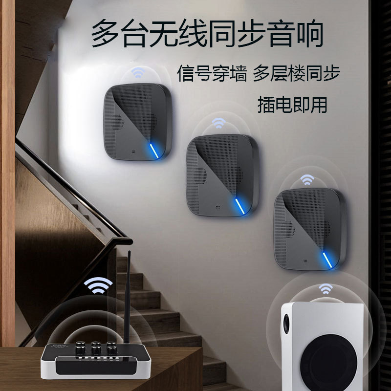 One-To-One Wireless Networking Ultra-Thin Wall-Mounted Audio Commercial Store Multiple Simultaneous Subwoofer Wall-Mounted Bluetooth Speakers