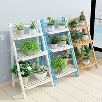 Balcony Flower Shelf 2021 New Plant Placement Rack Mesh Red rack Rack Balcony Leaning Against Wall Flowerpots Shelf Living Room