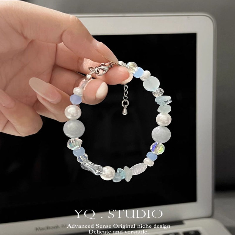 2025 New Blue Bracelet, Summer Fresh Ocean Shell, Exquisite Light Luxury, Versatile Niche Design Jewelry 2025 New Blue Bracelet, Summer Fresh Ocean Shell, Exquisite Light Luxury, Versatile Niche Design Jewelry