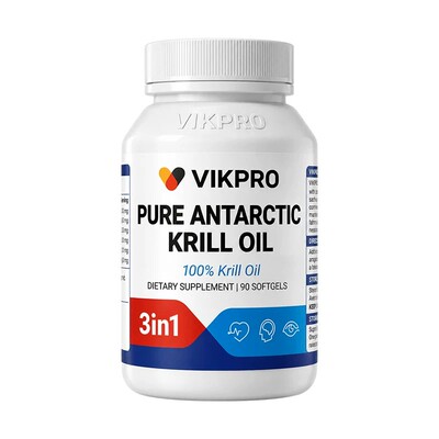 德国VIKpro纯南极磷虾油90粒