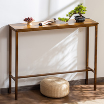 The new Chinese solid wood bill incense desk stands by the wall and a few middle halls for the table Buddha Terri Home for a few Buddhist niches