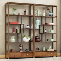 Dobao Pavilion Ancient Frame Solid Wood Chinese Tea Tea Cabinet Antique Small Pair House Rack Wine Rack
