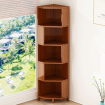 Corner Bookshelf Shelf Easy Living Room Leaning Against Wall Corner Cabinet Bedroom Floor With Triangular Corner Bookcase Containing Shelf