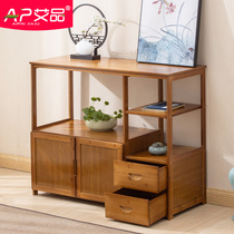 New Chinese Xuanguan Table Bar case narrow cupboard strip leaning against wall Side Table Decoration Cabinet Rui Jingtai Xuan Cabinet Shelf
