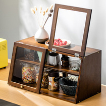 Day Style Nanzhu Tabletop Dining Side Cabinet Kitchen Small Glass Bowls Cabinet Cup Shelf Wine Cabinet Shelve Storage storage cabinet