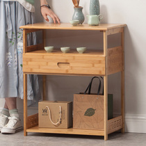 Sofa side a few small coffee table corner tea cabinet living room side cabinet tea rack tea set storage rack balcony table